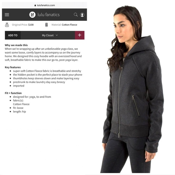 Lululemon Happy Yin Year Hoodie Sweatshirt Jacket - Picture 11 of 16